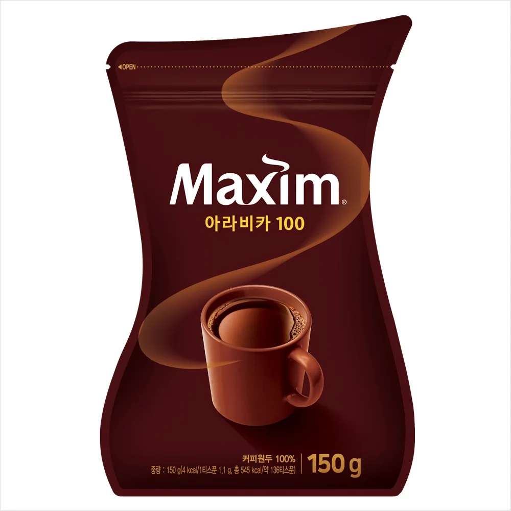 قهوة مكسيم أرابيكا القابلة لإعادة التعبئة 150 جرام (عمر Shelf Life X Ships Today)