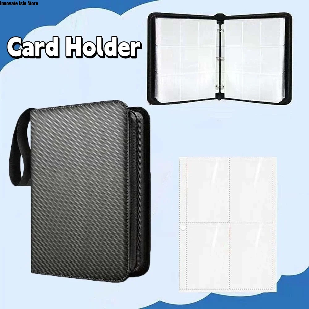 Double-layer Cards Storage Container Alloy Loose-leaf Hardware Clip Large Capacity Game Card Collection Pack Anti-splash Water