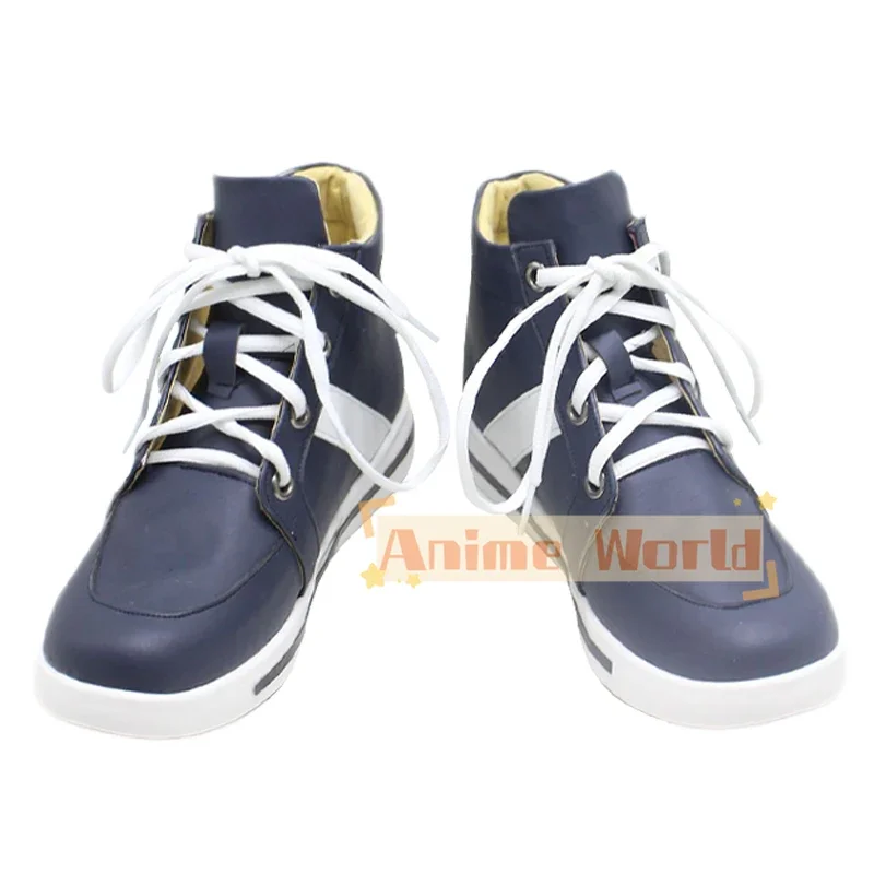 Takanashi Hoshino Scarpe Cosplay Gioco Blu Archivio Puntelli Cosplay Stivali di Carnevale di Halloween Scarpe in PU su misura