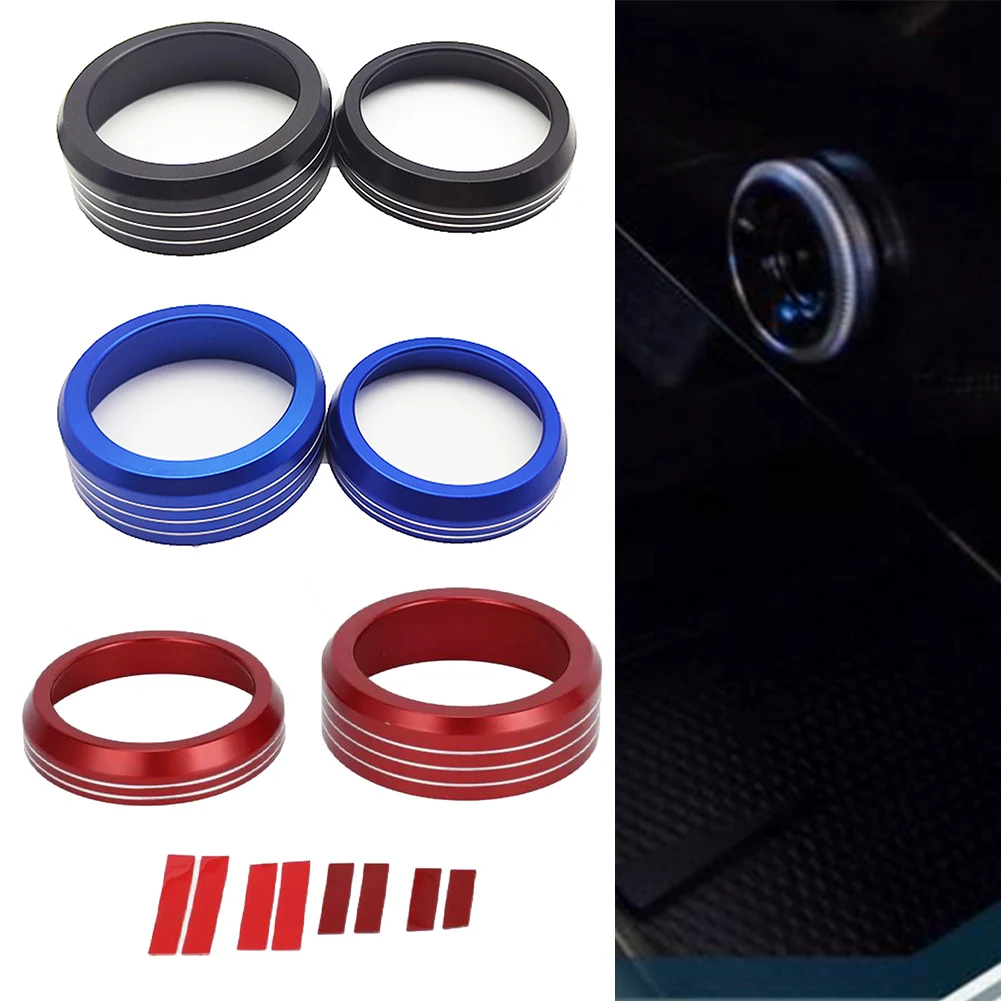 Refined Driving Experience Gear Shift Knob Cover Aluminum Alloy Material Easy Installation Process Vehicle Customization
