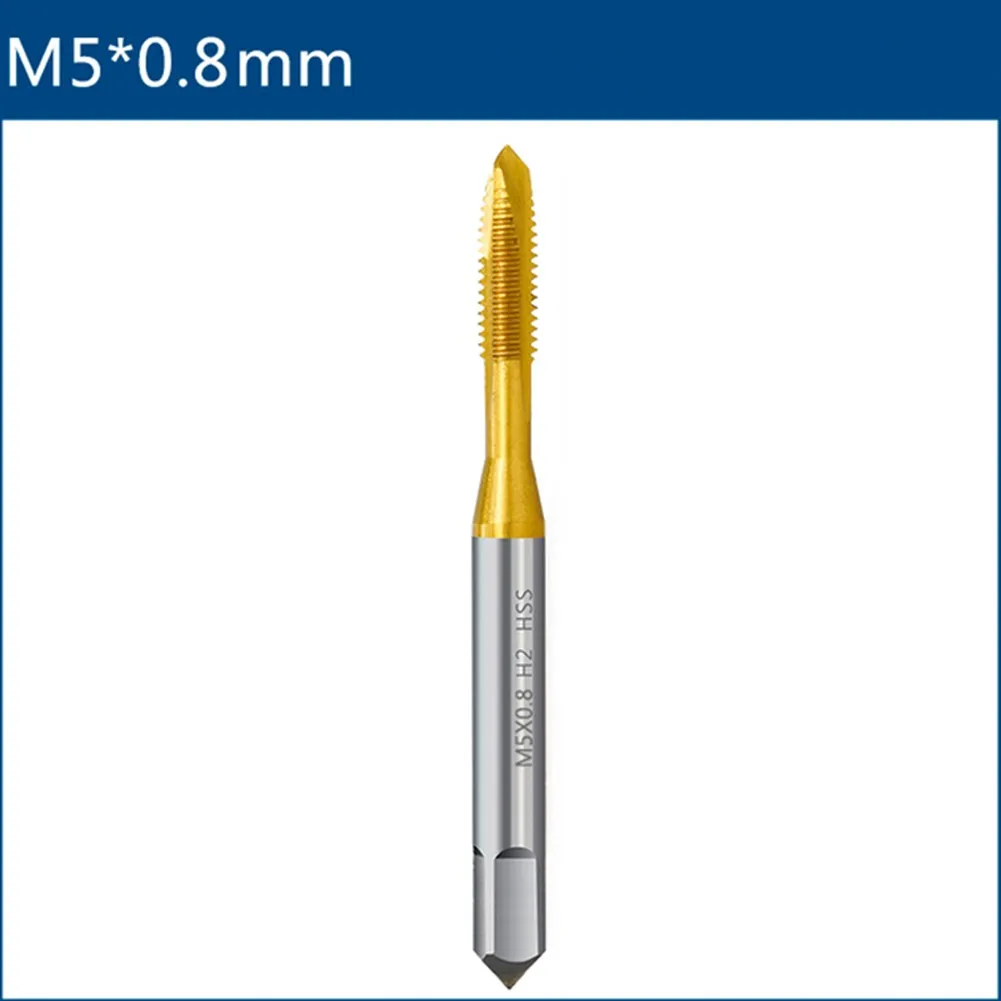 HSS Revêtement Vis Robinet Foret M2-M12 MeaccelerStraight Flûte Filetage Robinet En Acier À Grande Vitesse Robinet Outils Pièces