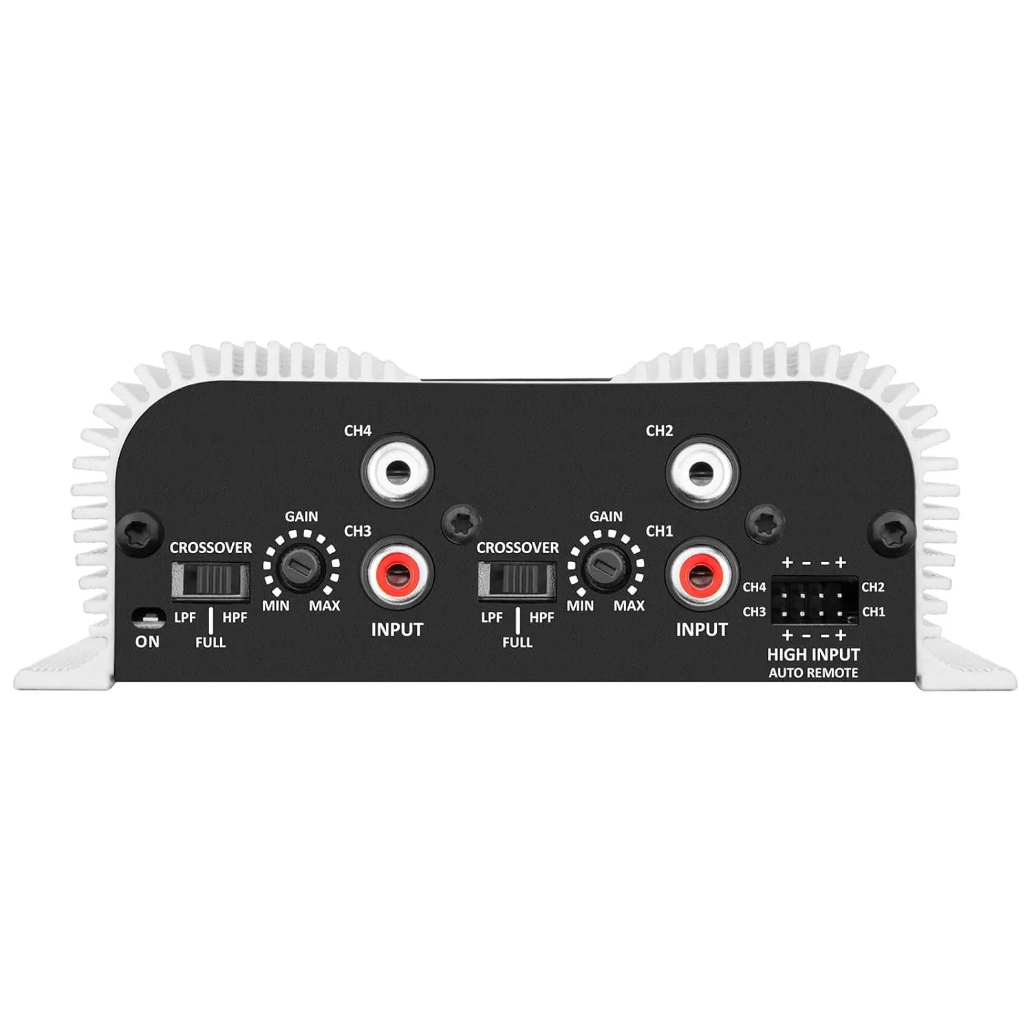 Taramps x2 TS 400x4 400W RMS 4-Ch Class D Car Amplifier, RCA Input, 2 Bridged Channels