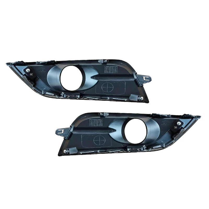 For Renault Koleos 2017-2018 Car Front Bumper Fog Light Lamp Bezel Frame Cover Grille Shell Cap Hood Lid Chrome