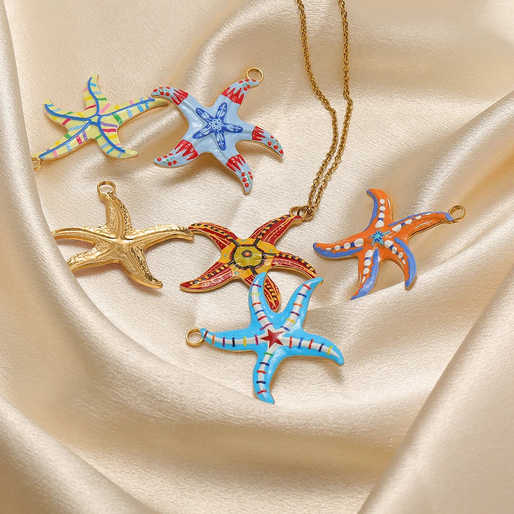 4 buah liontin bintang laut en - Jewelry Making For Kids ulasan dan harga