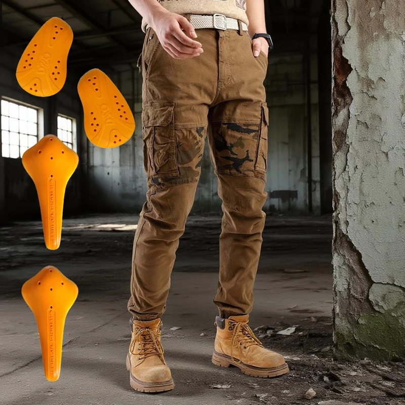 

Motorcycle Anti-Fall Work Pants Motorcycle riding pants Motorcycle Protective Work Pants with Anti-Slip Design