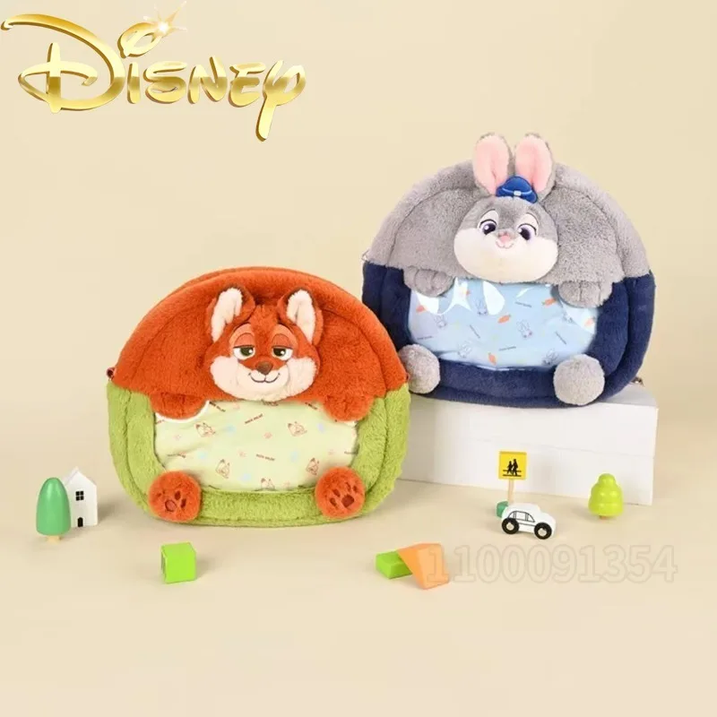ديزني Zootopia حقيبة ظهر شفافة جديدة الكرتون فتاة أفخم على ظهره أفخم دمية المرأة حقيبة ظهر عصرية غير رسمية جودة عالية #4