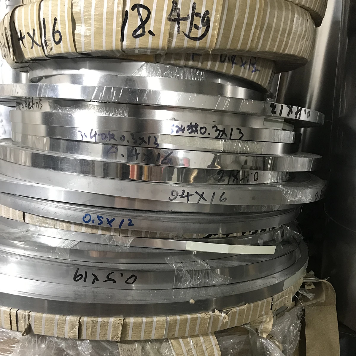 5 Meter Width 5 10 20mm High Elasticity 301 Stainless Steel Narrow Foil Strip Roll Thick 0.1/0.15/0.2/0.3/0.4/0.5mm