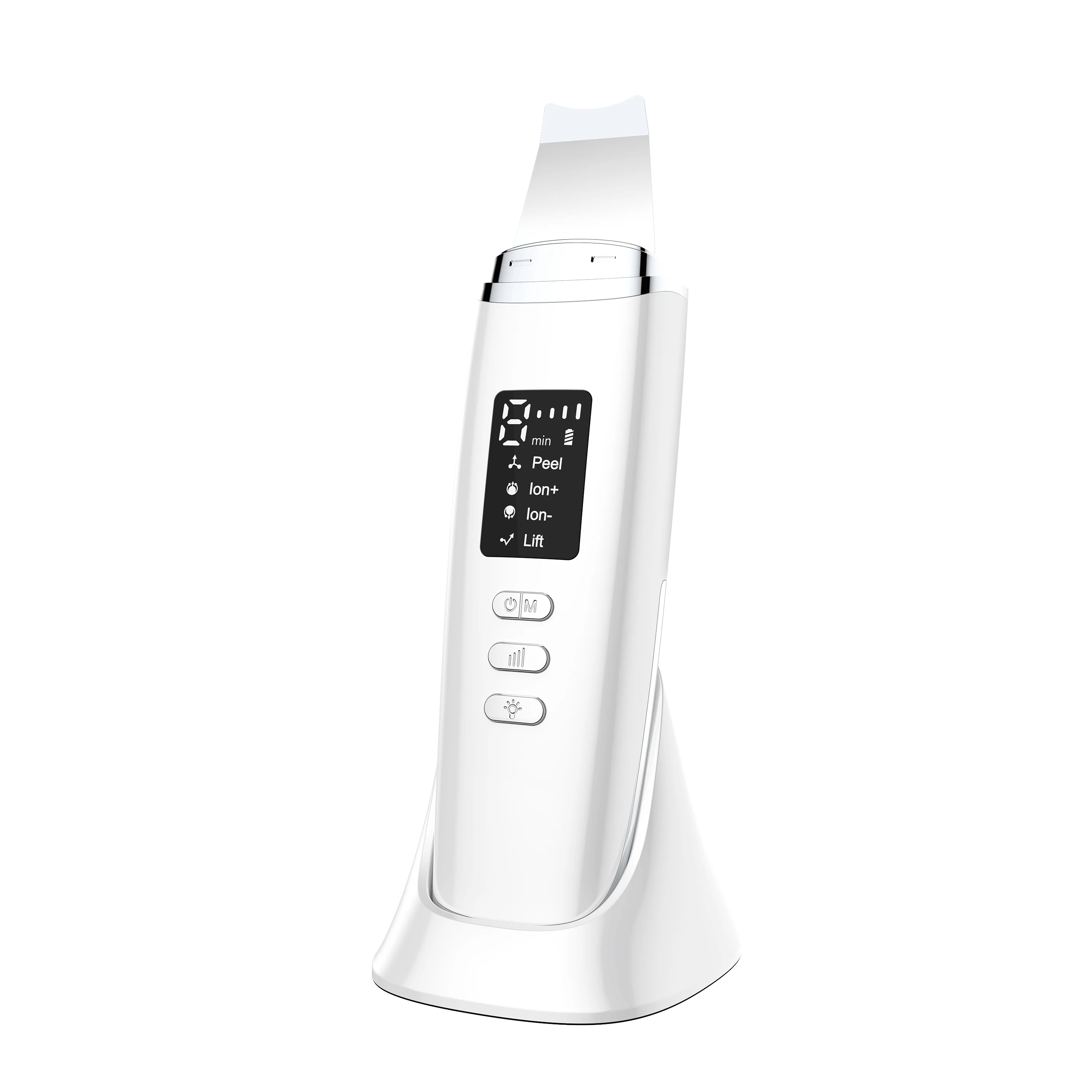 Sérum de nettoyage en profondeur ultrasonique 5 en 1, Design élégant et personnalisé, épurateur de peau par Infusion, exfoliant avec station d'accueil