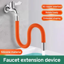 1pc Water Faucet Extension Pipe, Universal Extended Water Pipe, Anti-Splash Extension Pipe 1pc Water Faucet Extension Pipe, Univ