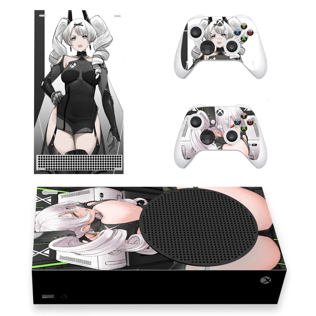 Sexy Beauty Style Xbox Series S Skin Sticker for Console & 2 Controllers Decal Vinyl Protective Skins Style 1