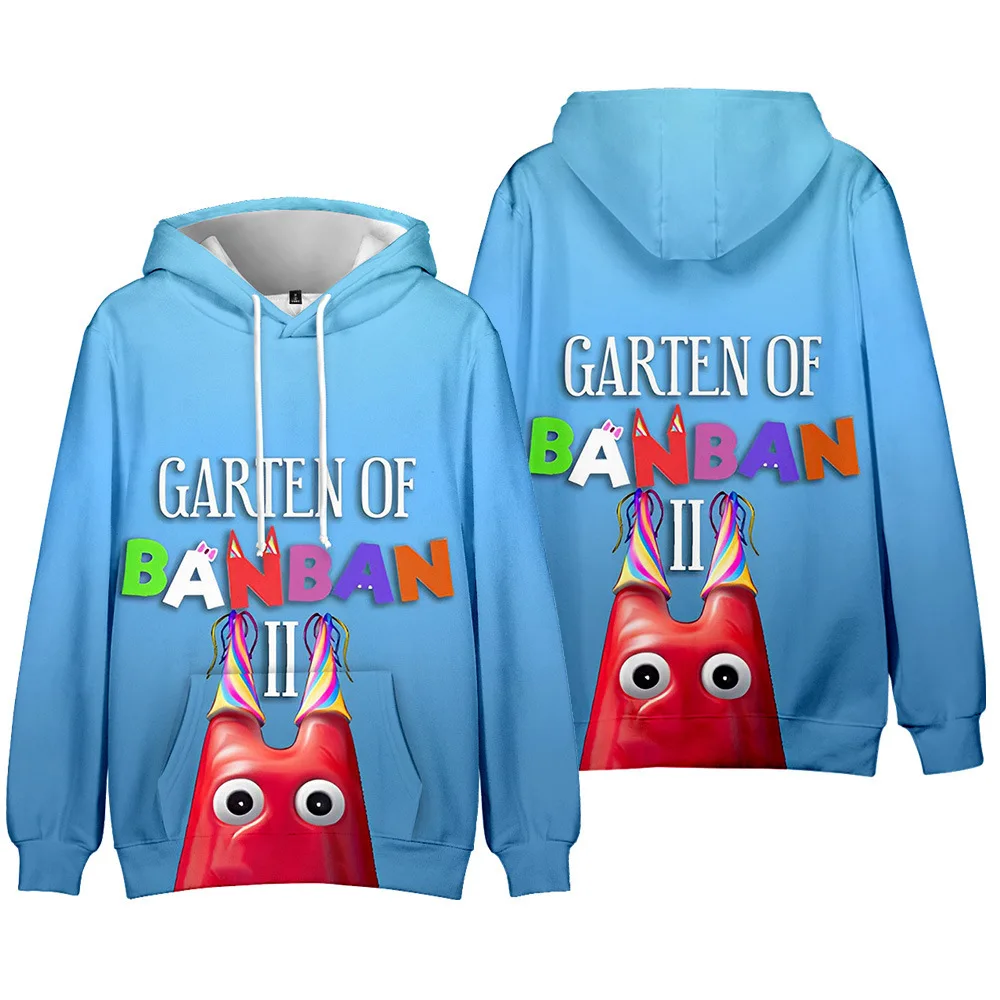 

Cartoon Novelty Cute Garten of banban 3D printed Hoodies Sweatshirts Men/Women Sweatshirt Fashion Casual Long Sleeve Pullovers