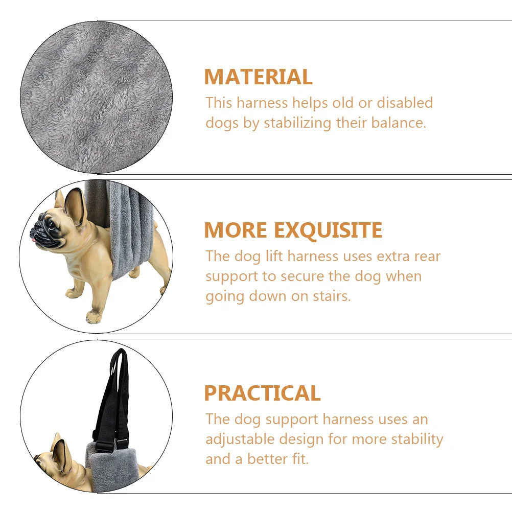 

Pet Assist Belt Support Strap Harness Surgery Puppy Sling for Dogs Carry Assistance Suspenders