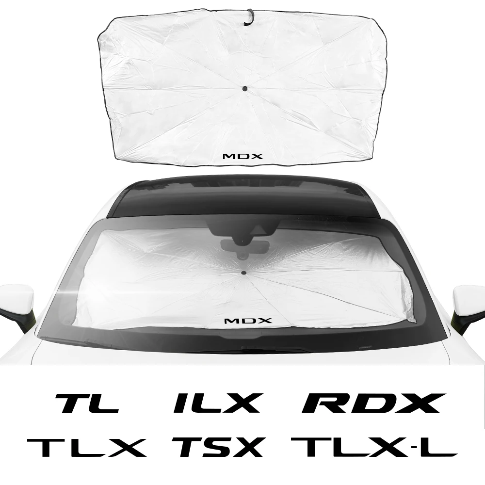 Car Front Window Protective Sunshade Cover Anti-UV For Acura MDX RDX TSX TL ILX TLX NSX RL CDX RSX ZDX TLXL RLX Auto Accessories