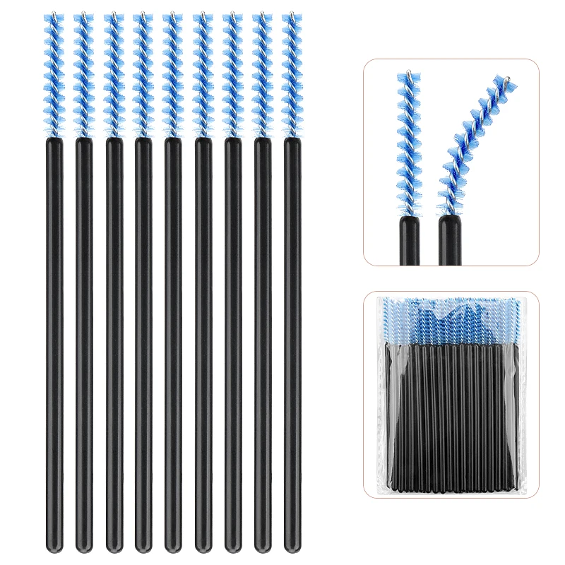 50 stücke Einweg Make-Up Pinsel Wimpern Microbrush Mascara Wands Kosmetik Applikator Augenbraue Micro Pinsel Lash Verlängerung Liefert