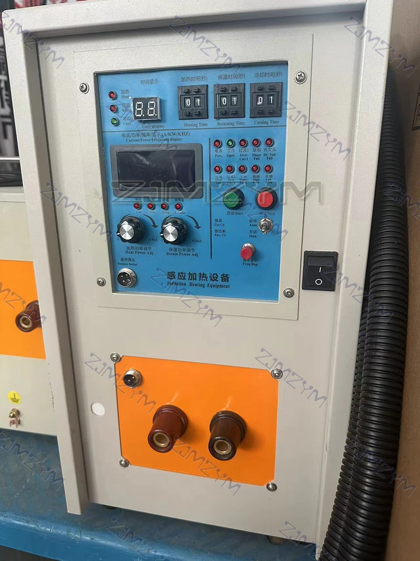 Forno riscaldatore a induzione ad alta frequenza 40KW 30-80KHz 4000 °C macchina di riscaldamento ad alta frequenza 380V/220V