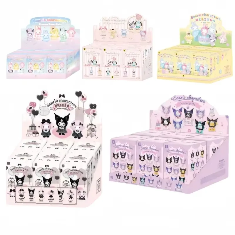 

Genuine Toptoy Sanrio Vinyl Plush Blind Box Set Series Cute Vinyl Face Keychain Figure Doll Bag Pendant Mystery Box Gifts