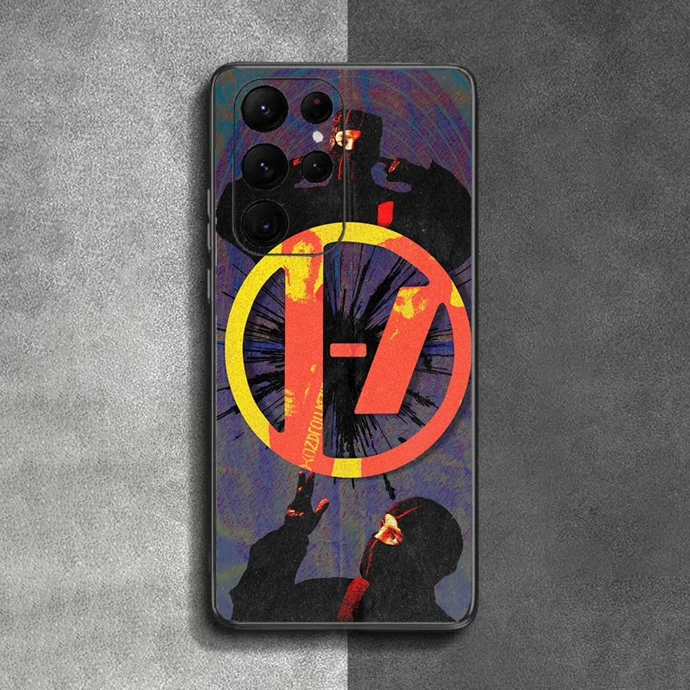 T-Twenty One Pilots Phone Case For Samsung Galaxy A52 A12 A51 S21 Edge S22ULTRA S23 S20LITE Plus Ultra Black Cover