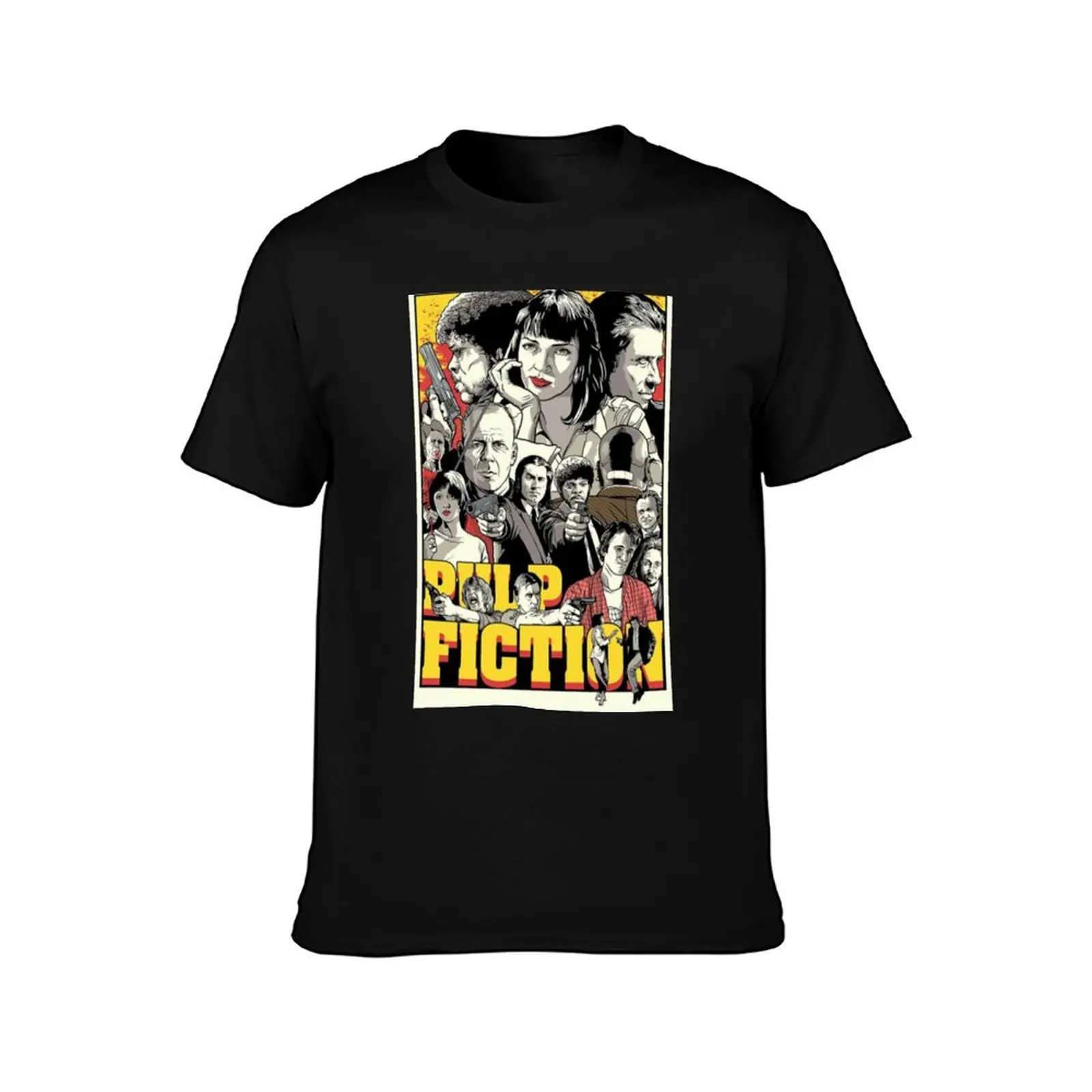 All Character Art Pulp Movies Fiction Funny Gift T-Shirt Plus Size Street Style Tee T-Shirt