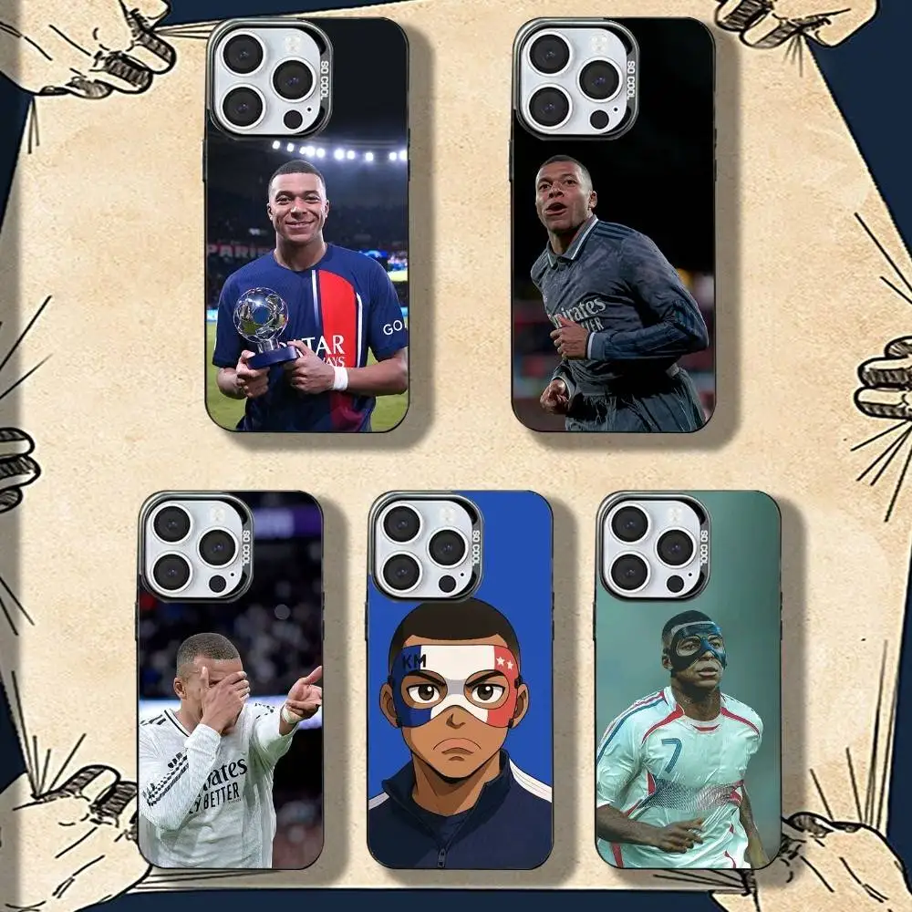

Football K-Kylians M-Mbappe Phone Case For iPhone 16,15,14,13,12,11,8,7,Pro,Max,Plus,Mini,XS,SE Shockproof Matte Cover