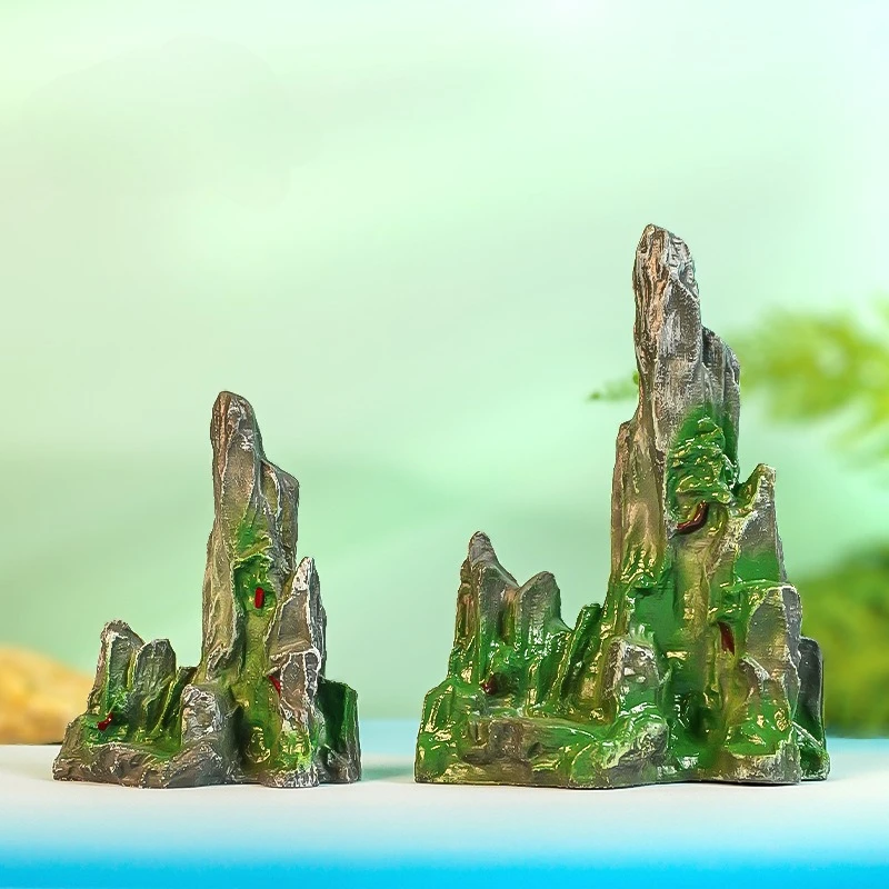 

Rockery Ornaments Micro Landscape Table Decoration Fish Tank Landscape Flower Pot and Aquarium Decor Fairy Garden
