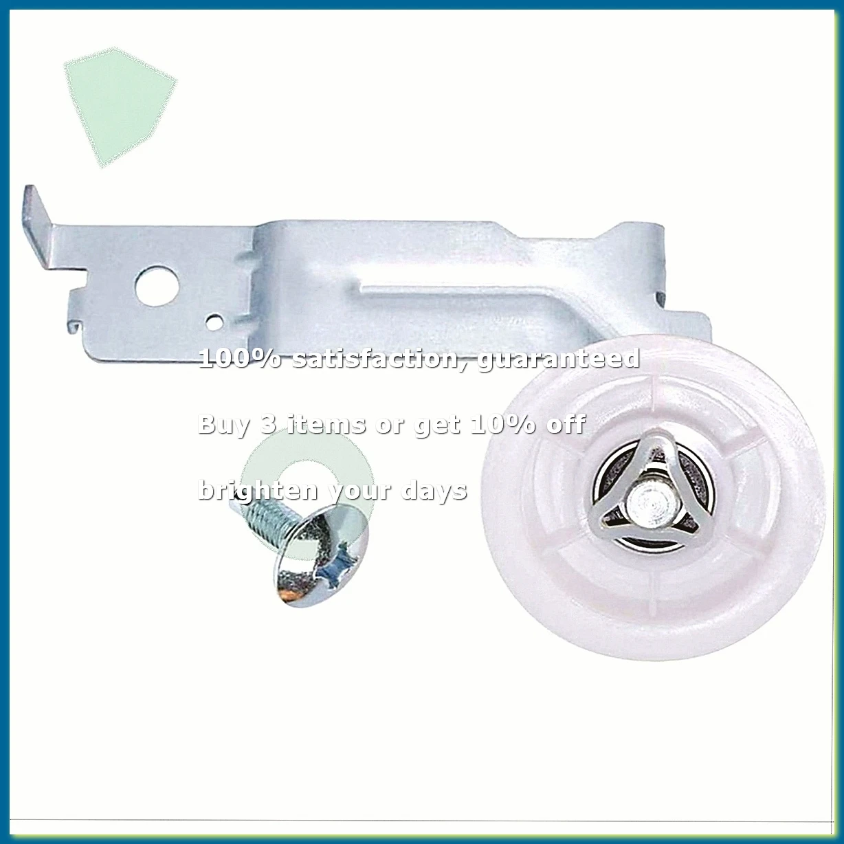 DC93-00634A Dryer Idler Pulley for Dryer Parts DC97-07509B AP4373659 AP6038887 AP4213616 PS4216837 PS11771601