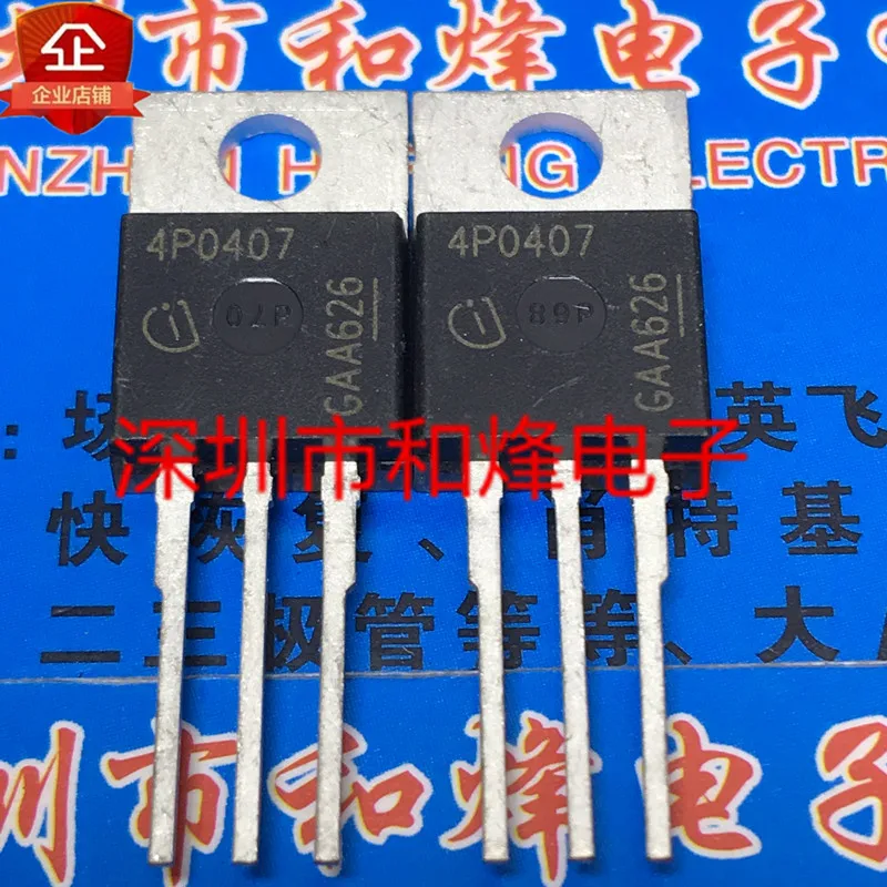 5 pces-10 pces 4p0407 IPP80P04P4-07 to-220 -40v-80a em estoque novo e origjnal