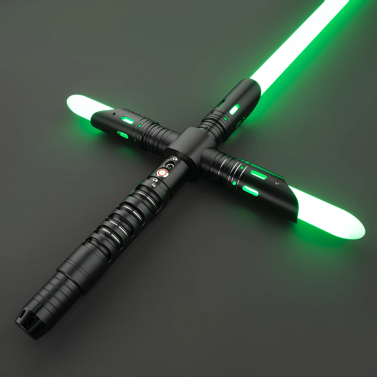 

JOYACESABER Cross Guard Lightsaber Metal Handle Xenopixel 3.0 Light Saber Heavy Dueling Smooth Swing Neo Pixel Laser Sword Toys