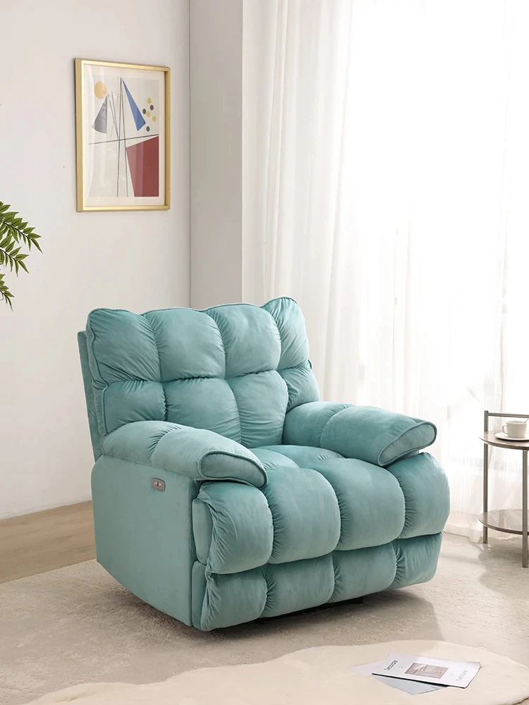 Electric single person sofa chair, home leisure, sleeping room, multifunctional rotating chair, space capsule, lazy sofa