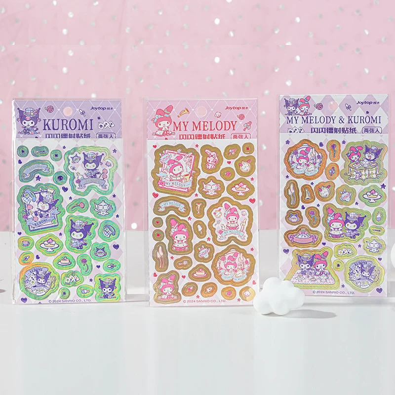 

24 pack/lot Sanrio Kuromi корицы мелодии стикеры милые Scrapbooking DIY дневника декоративные уплотняющие этикетки альбом Stick Label