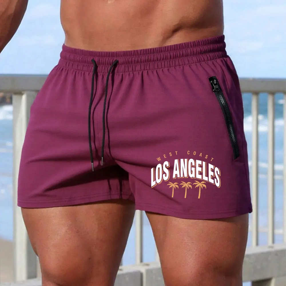 กางเกงว่ายน้ําชายฤดูร้อนโรงยิมฟิตเนสเพาะกายมะพร้าวพิมพ์กางเกงขาสั้นชายหาดกางเกงนักมวยผู้ชายกีฬา Sportwaer