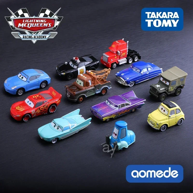 Takara Tomy Tomica Disney Lightning McQueen Mater Diecast Metal Alloy Diecast Car Model Boys Toy Gift Christmas