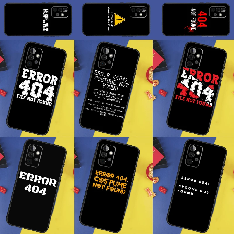 Error 404 not found For Samsung Galaxy A54 A34 A14 A53 A33 A13 A23 A73 A50 A51 A71 A12 A22 A32 A52 Phone Case