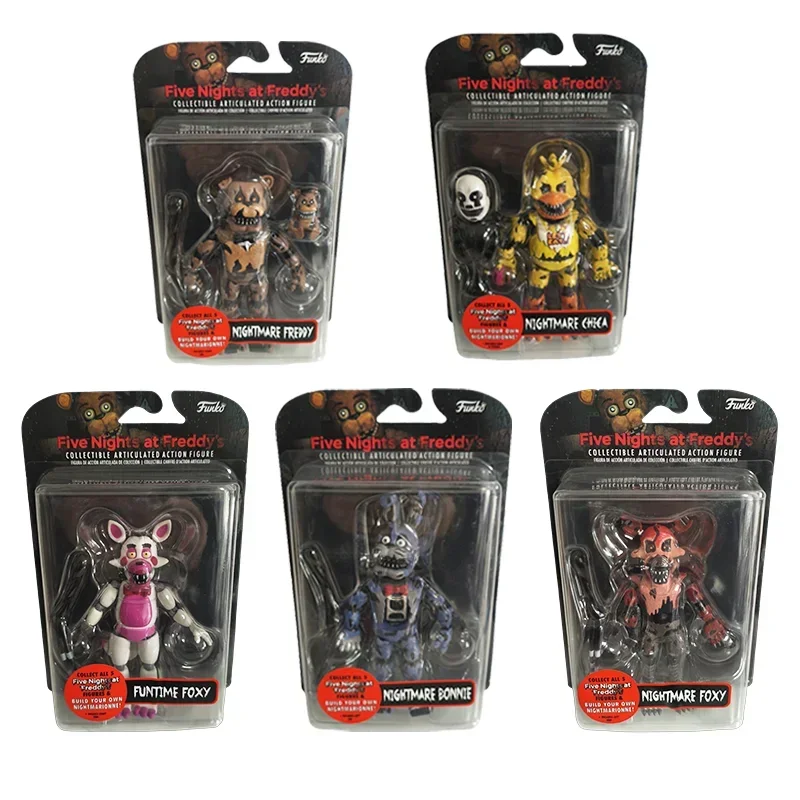 

Игровые фигурки FNAF: Five Nights Security Breach, Медведь, Midnight Harem, подвижные суставы, съемная модель, кукла-игрушка, подарок для детей