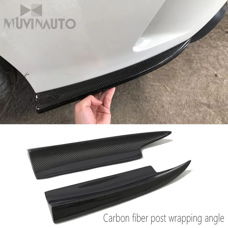 

For Mercedes CLA Class W117 CLA45 AMG Carbon Fiber Rear Splitter C117 CLA250 CLA260 Rear Bumper Lip Rear Splitter 2014 2015 2016