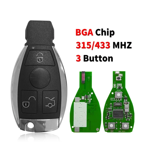 XNRKEY 2/3/4 Кнопка Автомобильный Дистанционный ключ для Mercedes Benz A B S E Class W203 W204 W205 W210 W211 W212 W221 W222 315/433 МГц чип BGA