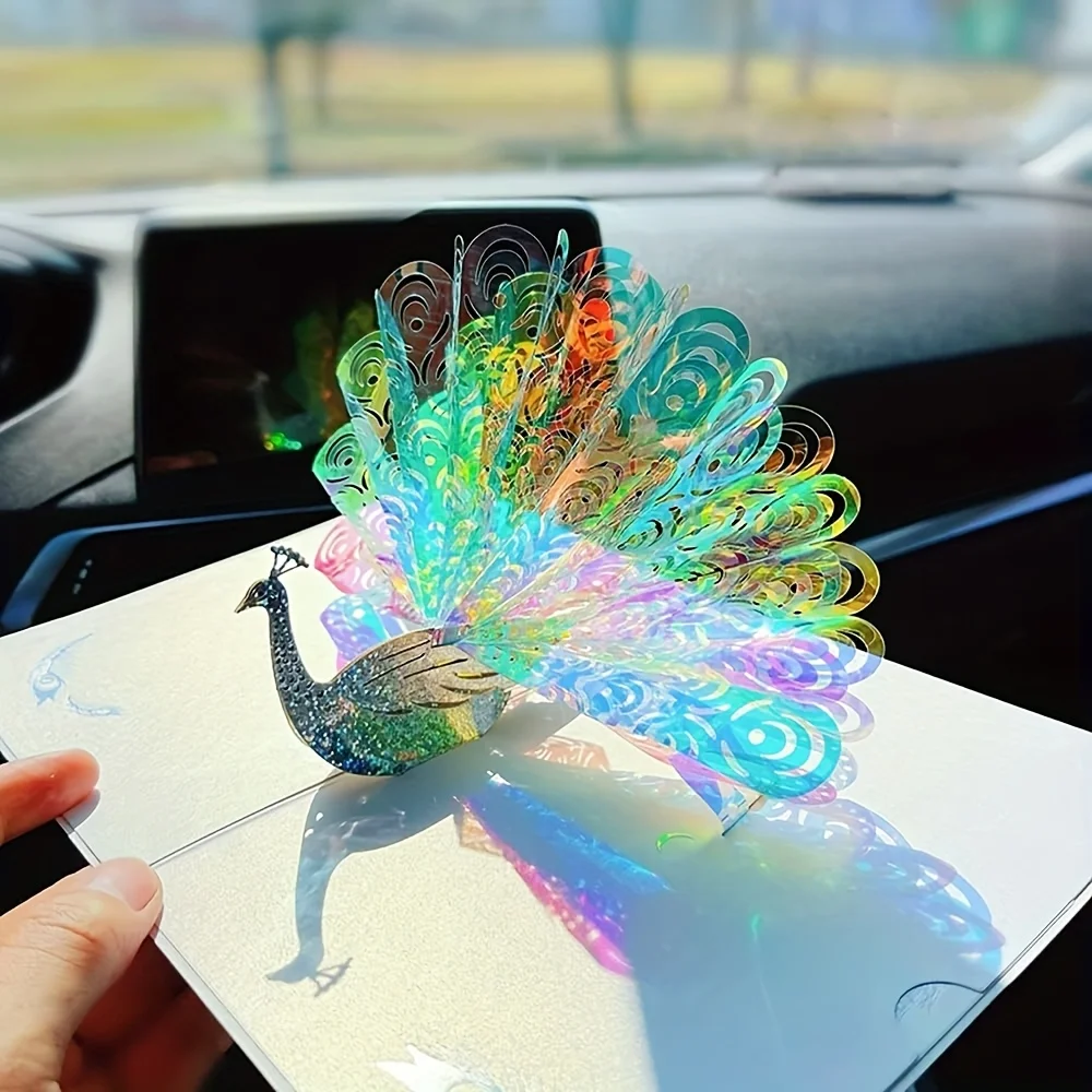 Stilvolle 3D PeaRooster Universal-Grußkarten / Vielseitig einsetzbar für Jubiläen, Hauseinweihungen, Ruhezüge, Geburtstage