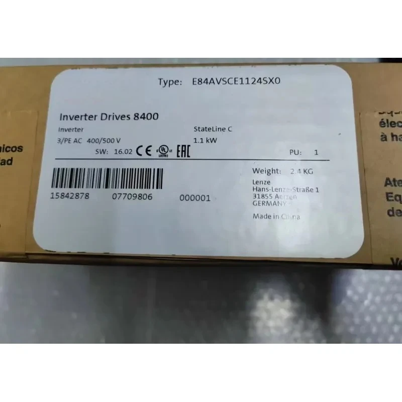 Industrial Control Valve Assembly Model 8400 E84AVSCE1124SX0 Replacement Parts