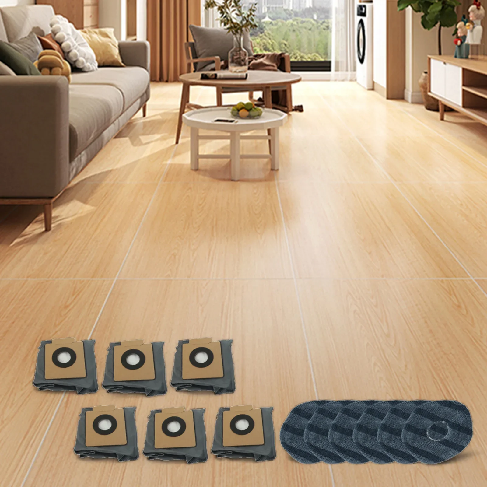 Vacuum Cleaner Mop Pads Dust Bag Kit Fits For X10 Pro Robot Vacuum Cleaner Replacement Accessories