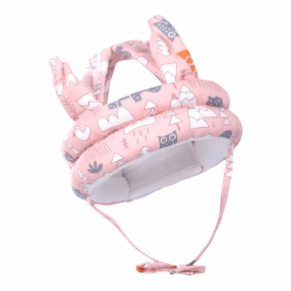 

Противоударный защитный шлем для малышей, мягкая регулируемая защитная шапка для малышей, защита от падений, удобная защита головы, противоударная кепка