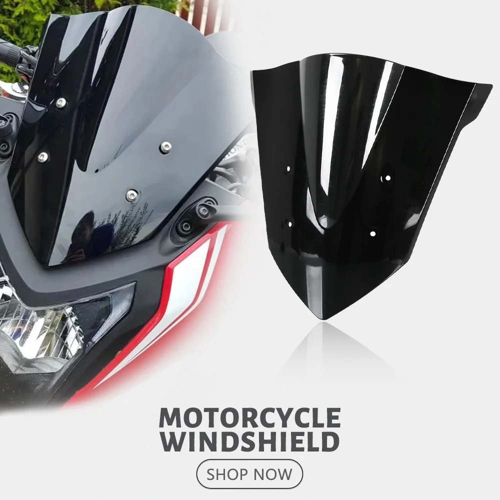 For HONDA CBR650F CBR 560 F 2014 2015 2016 2017 Motorcycle Accessorios Windshield Fairing Windscreen Screen Protector Cover