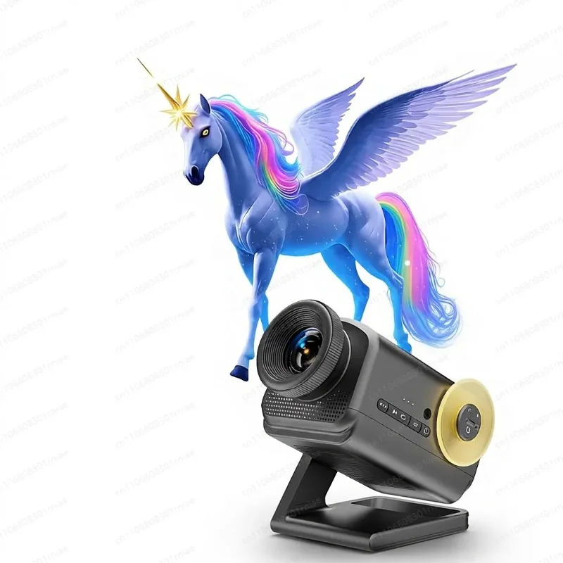 4K 3D Galaxy Projector with Speaker Remote Control White Noise Timer 60 Themes for Kids Bedroom-YBJ