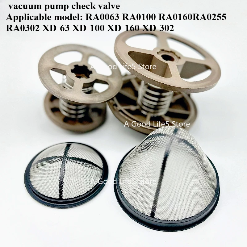 Check Valve Intake Return Valve Repair Parts for RA0100 XD-100 Rotary Vane Vacuum Pump Zhongde V0160B