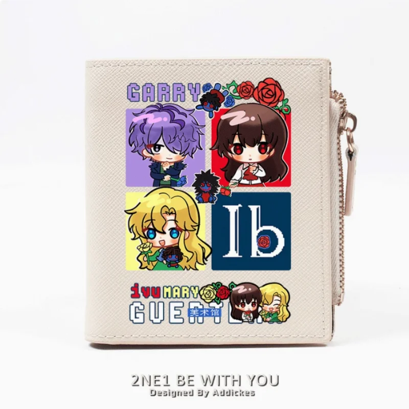 

Anime IB Garry Mary Zipper Fashion Wallets PU Purse Card Holder Money Bag Gift B1677 Cosplay