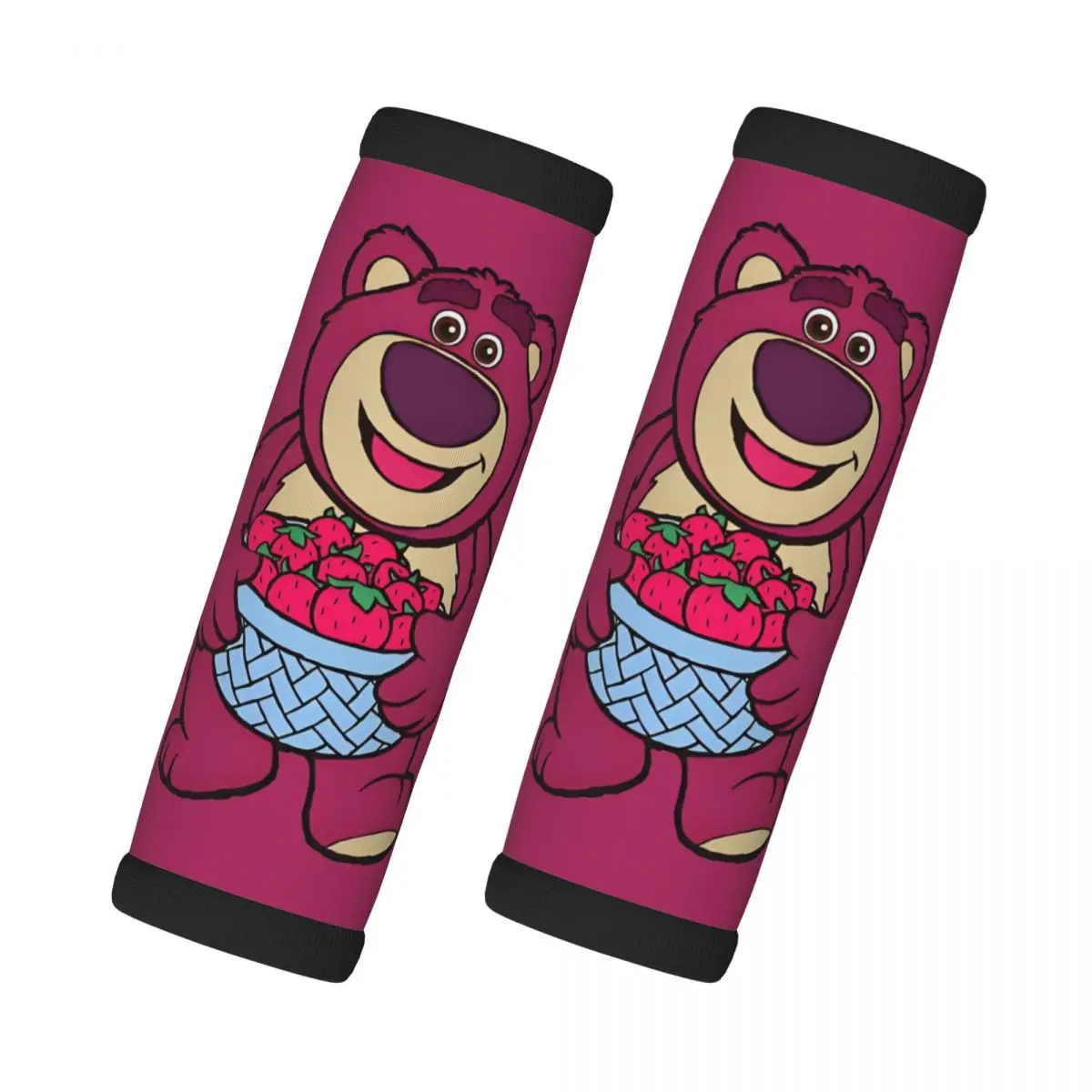 

Custom Lotso Huggin Bear Hugger, 2 шт., ручка для багажа, мягкая ручка, чехол для ручки, удобный неопреновый чемодан, идентификатор для путешествий