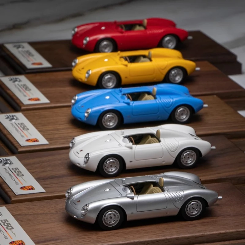 1:43, 550 Spyder silver yellow Blue Limited Edition RG, high-grade