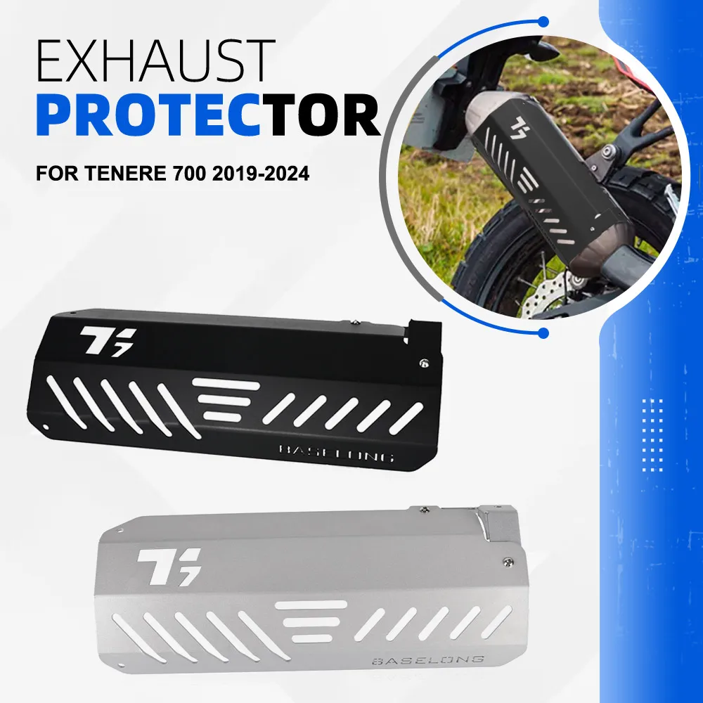 

Tenere700 World Raid Motorcycle Accessories Heat Shield Muffler Pipe Guard For Yamaha Tenere 700 2019 2020 2021 2022 2023 2024