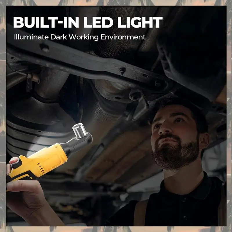 A70U Neuer Akku-Ratschenschlüssel, 74 Fuß, kompatibel mit 20 V Max. Batterie, 3/8 Zoll bürstenlose Leistung mit variabler Geschwindigkeit