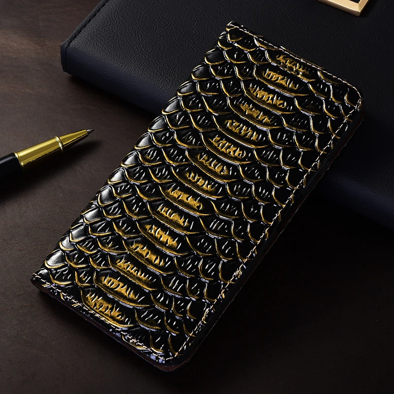 

Флип-чехол из натуральной кожи для Huawei Mate 10 20 20X 30 40 50 60 70 Pro Plus Lite RSR 4G 5G, чехлы для карт, чешуя дракона