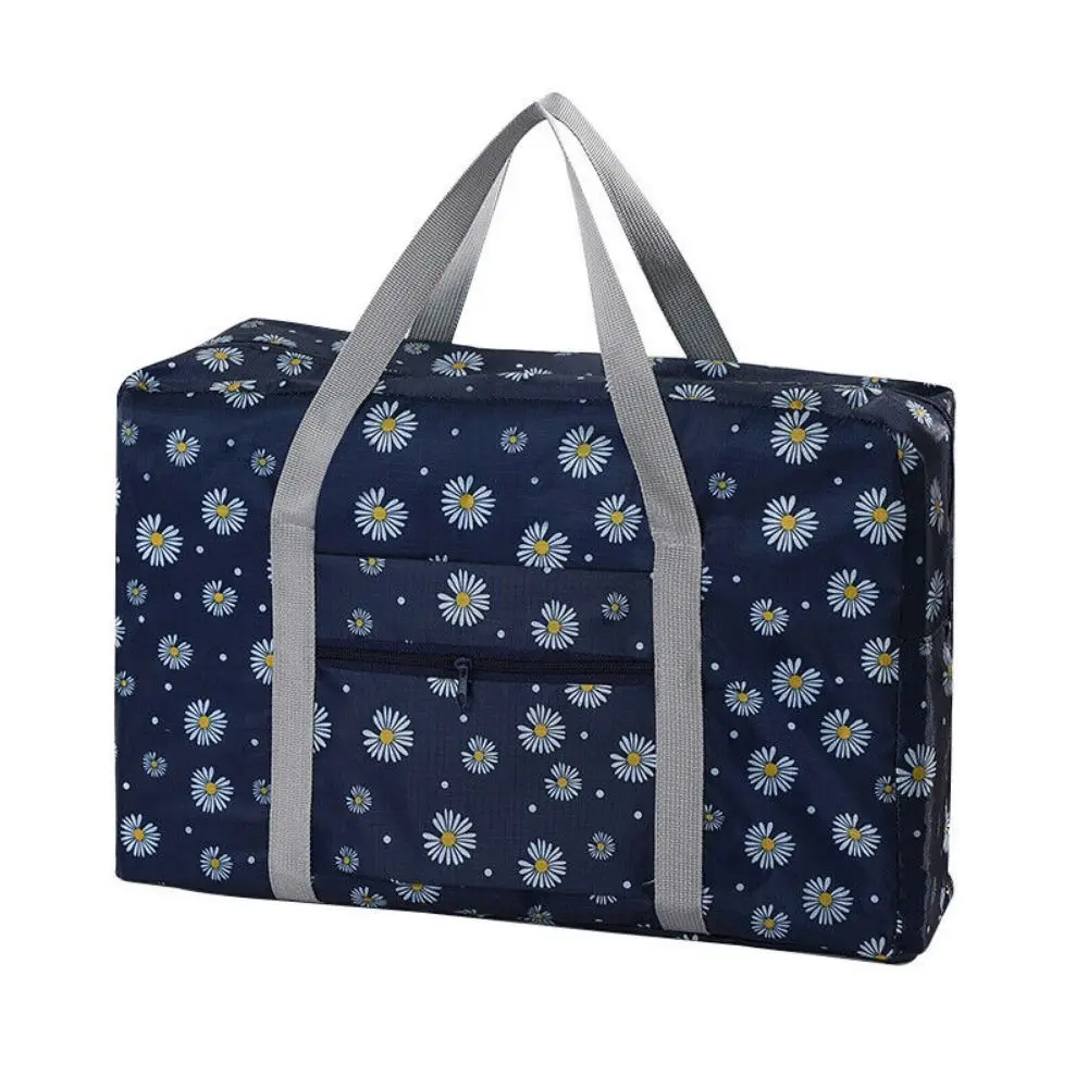 

Oxford cloth Women Handbag Carry-on Luggage Bag Clothes Organizer Foldable Travel Bag Tote Bag