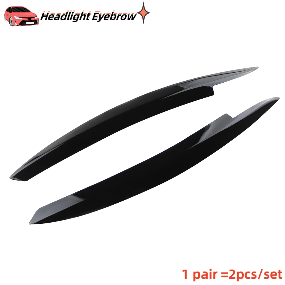 ABS Headlight Eyebrow for Volkswagen VW Golf 6 VI MK6 GTI GTR GTD 2008 - 2013 Car Head Light Eyelids Cover Trim Stickers